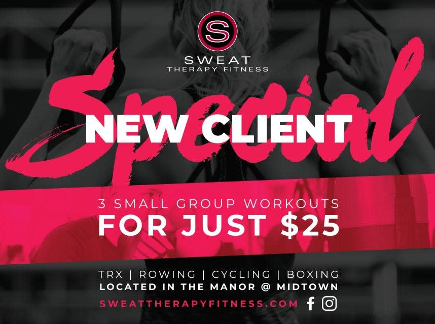 Sweat Therapy Fitness Studio is located at 
1122 Thomasville Road, Units 5 & 10