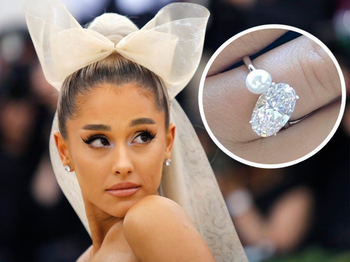 ariana grande engagement ring