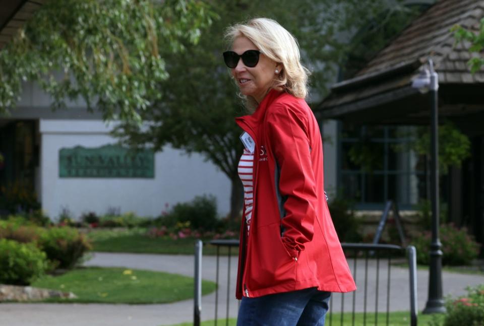Shari Redstone, the controlling shareholder of National Amusements, which owns 80% of Paramount, is mulling selling the company. Getty Images