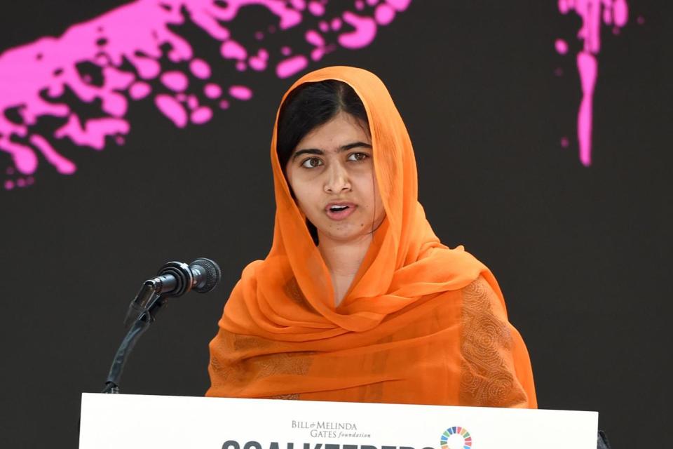 Malala Yousafzai says 'educated girls have the power to transform our world' in charity speech