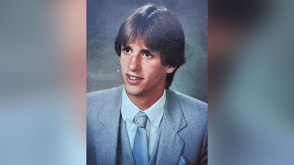 This photo of the Bakersfield High School shows Rep. Kevin McCarthy from his high school days.  - From Bakersfield High School