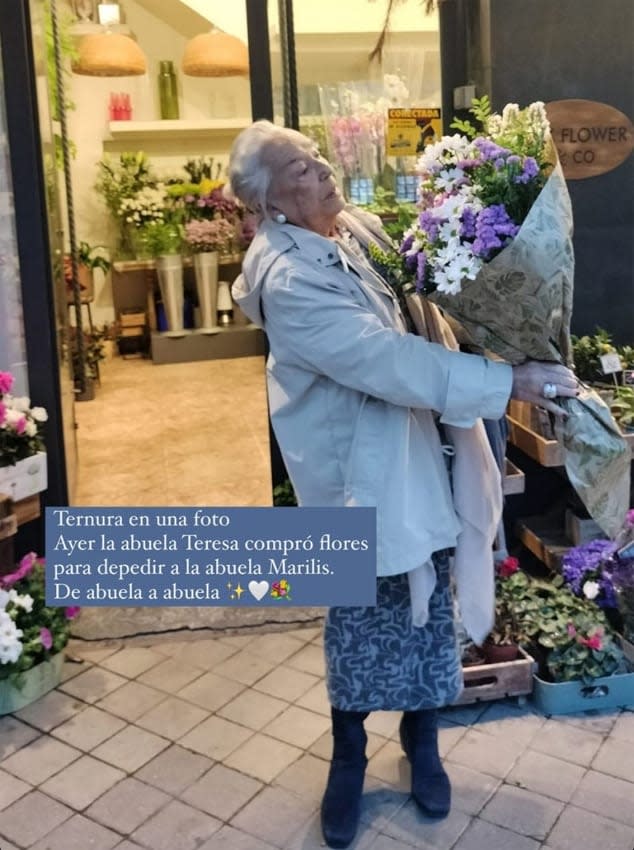 Teresa, abuela materna de las hermanas Pombo