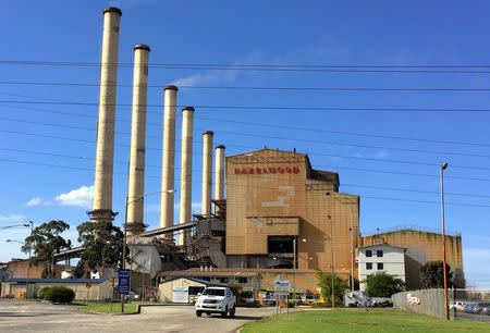 The Hazelwood Power Station can be seen before its closure on March 31 in the town of Hazelwood, located in the Latrobe Valley, south-east of Melbourne in Australia, March 29, 2017. REUTERS/Sonali Paul