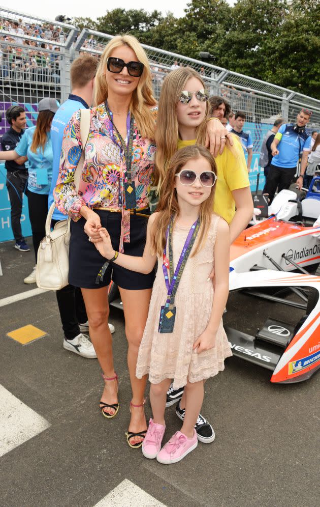 Tess with her daughters Phoebe and Amber. (Photo: David M. Benett via Getty Images)