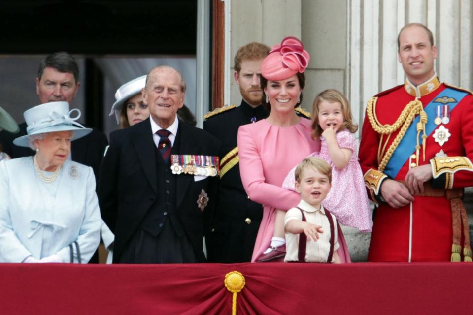 The Royal Family on the Queen's birthday celebration. (PA Wire/PA Images)