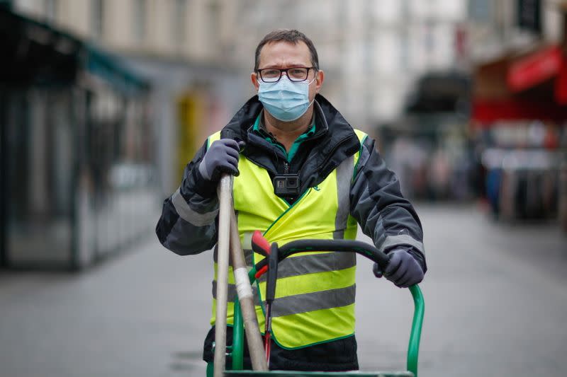 Paris street sweeper Ludovic Franceschet aka Ludovic_off who became a TikTok celebrity