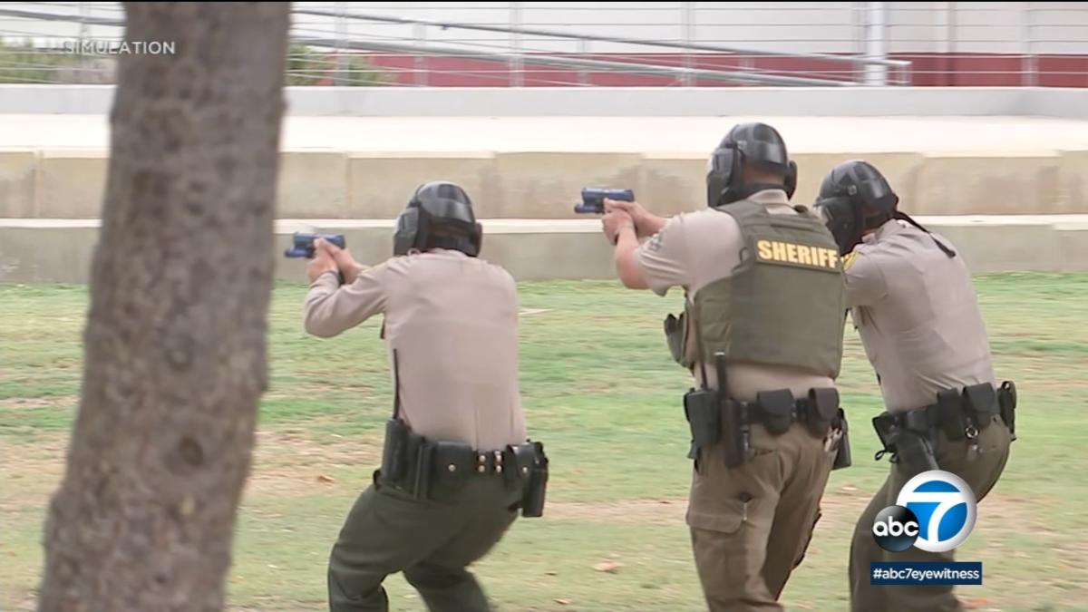 LASD conducts active shooter training drill at Rosemead High School