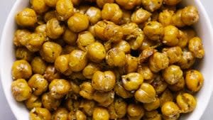 Chili-Lime Roasted Chickpeas