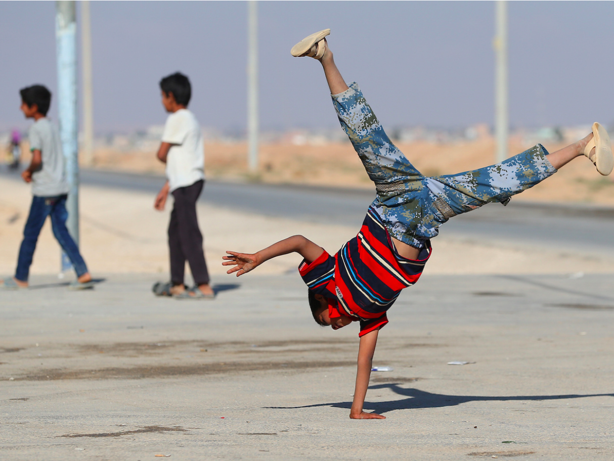 Refugee Boys Mafraq Jordan