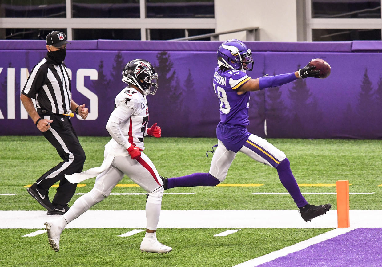 Minnesota Vikings wide receiver Justin Jefferson was targeted on nearly a quarter of his routes last season. (Nick Wosika/USA TODAY Sports)