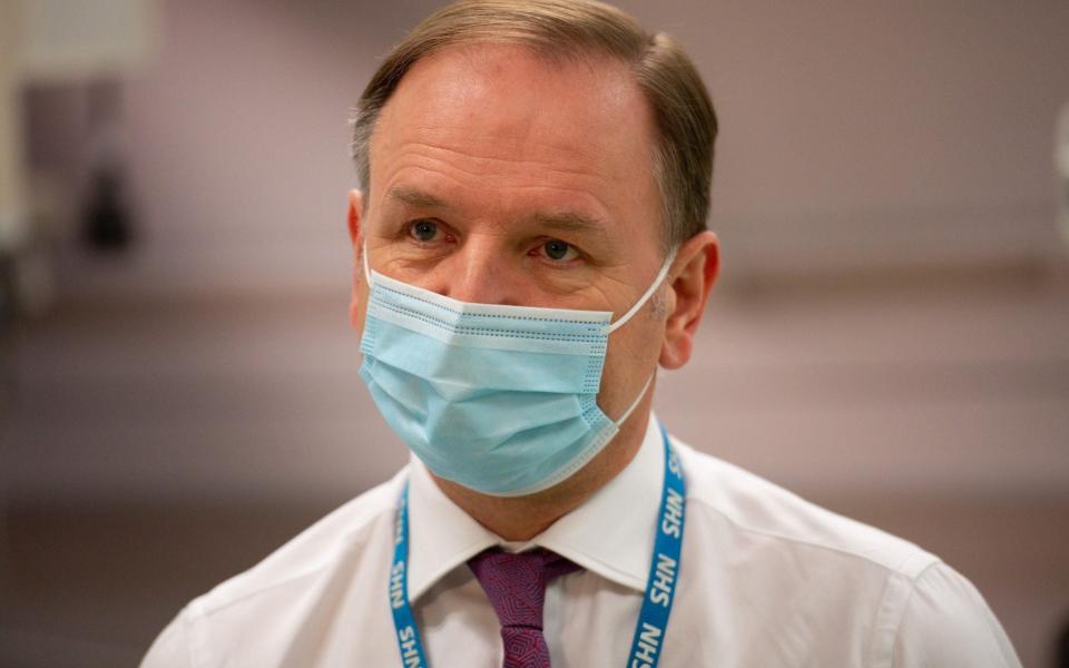 According to reports, Sir Simon Stevens is poised to step down as head of the health service this year -  JACOB KING/POOL/AFP via Getty 