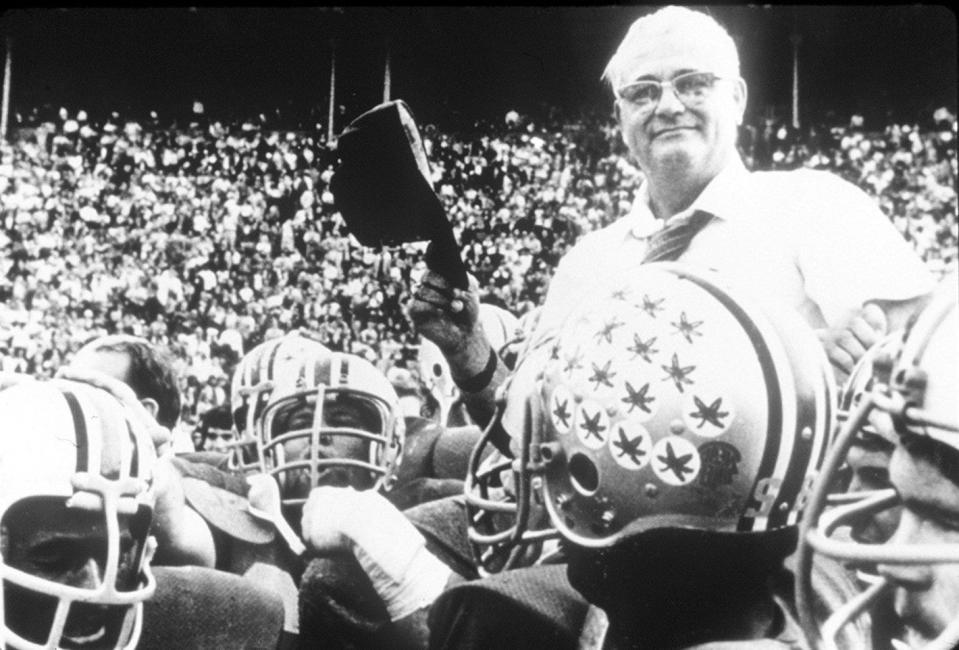 Jeff Logan on his coach, Woody Hayes: "Woody instilled the lesson that we had a responsibility far greater than winning a Big Ten championship."