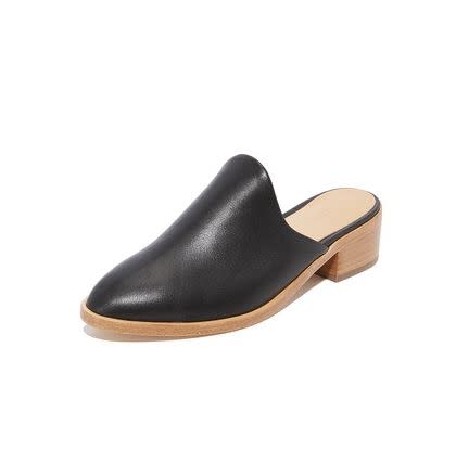 These block-heeled loafers are the perfect fall shoe. Pair them with jeans, skirts, dresses and more. Plus, <a href="https://www.shopbop.com/venetian-mules-soludos/vp/v=1/1542634209.htm?currencyCode=USD&amp;extid=SE_froogle_SC_usa&amp;cvosrc=cse.google.SOLUD40646&amp;cvo_campaign=SB_Google_USD&amp;ef_id=VbotfAAABNkU5eS3:20171026140048:s" target="_blank">you can snag free shipping</a> on them now, too.&nbsp;