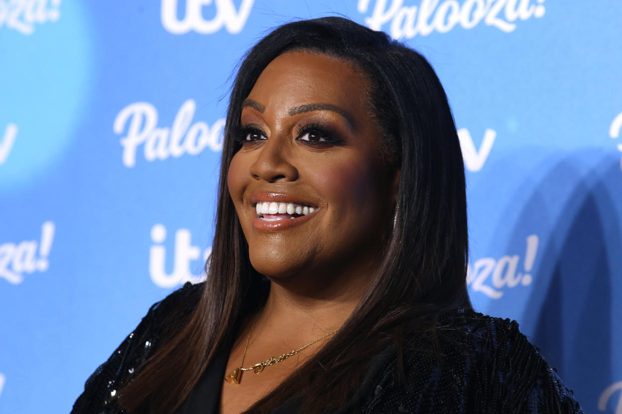 LONDON, ENGLAND - NOVEMBER 15: Alison Hammond attends the ITV Palooza 2022 on November 15, 2022 in London, England. (Photo by Lia Toby/Getty Images)