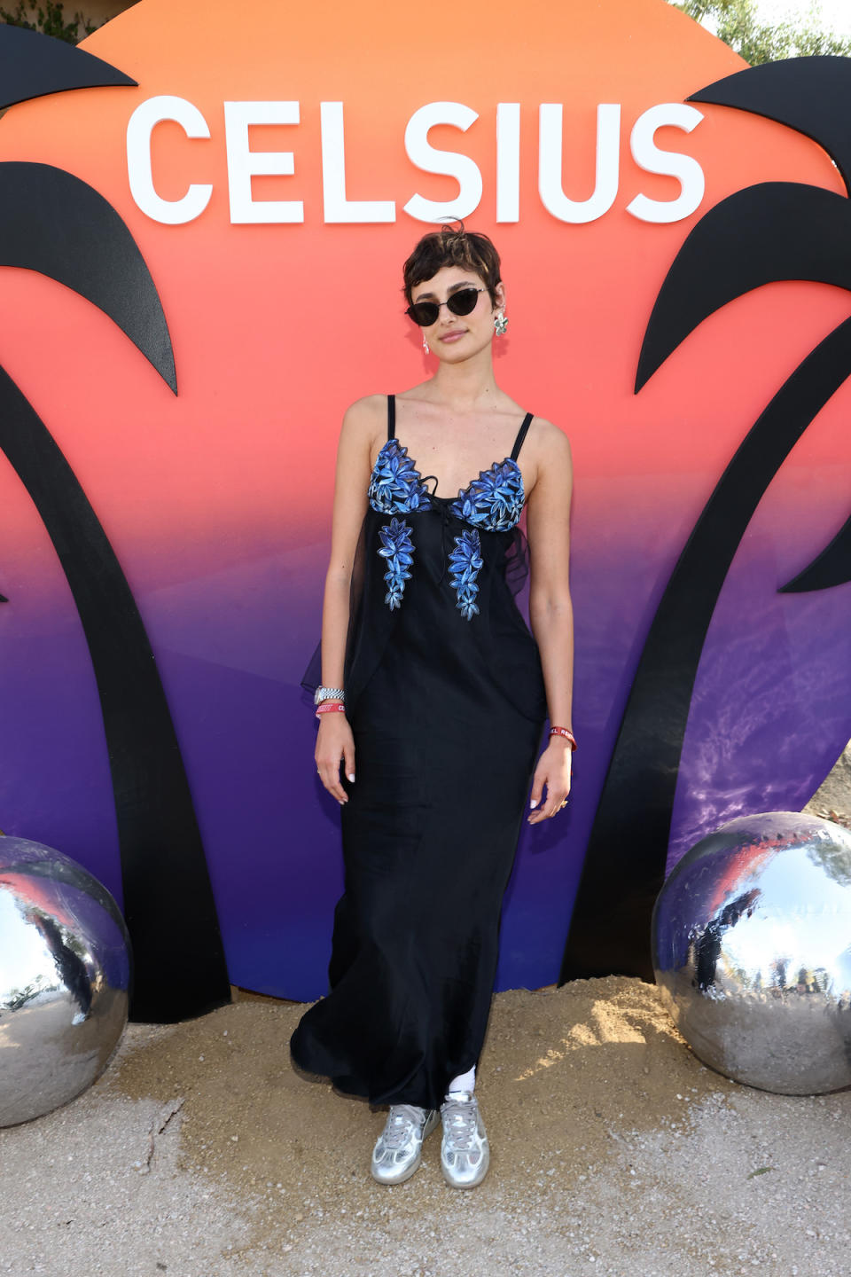 INDIO, CALIFORNIA - APRIL 12: Taylor Hill attends CELSIUS Cosmic Desert Event at Coachella on April 12, 2024 in Indio, California. (Photo by Tommaso Boddi/Getty Images for CELSIUS Energy)