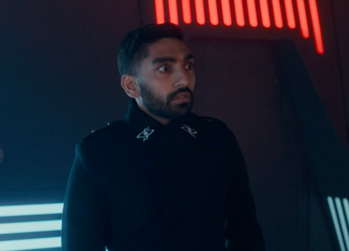 Mawaan Rizwan as an mysterious apprentice in the Doctor Who Children in Need special (BBC)