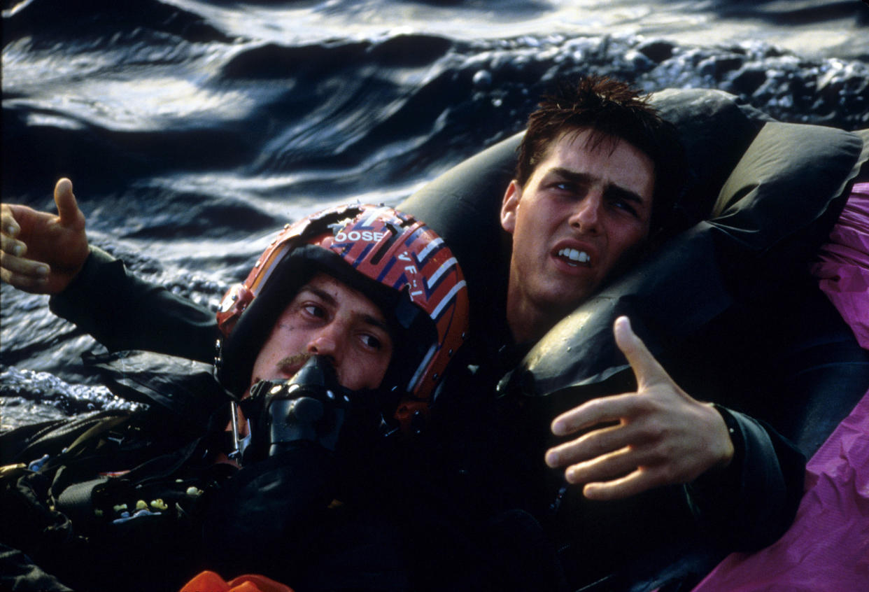 Anthony Edwards and Tom Cruise in the 1986 hit, 'Top Gun' (Photo: Paramount/Courtesy Everett Collection)