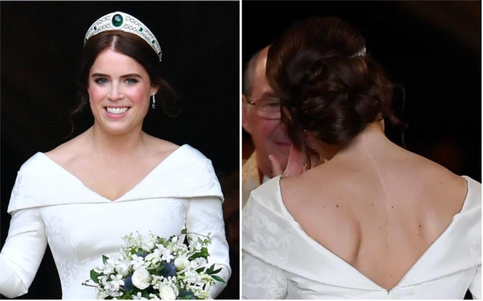 Princess Eugenie on her wedding day on Oct. 12, 2018.  (Photo: Reuters)