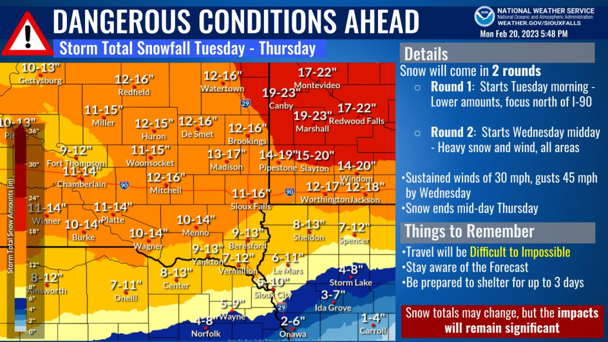 'Travel will be difficult to impossible,' NWS says as major winter storm looms - Yahoo! Voices