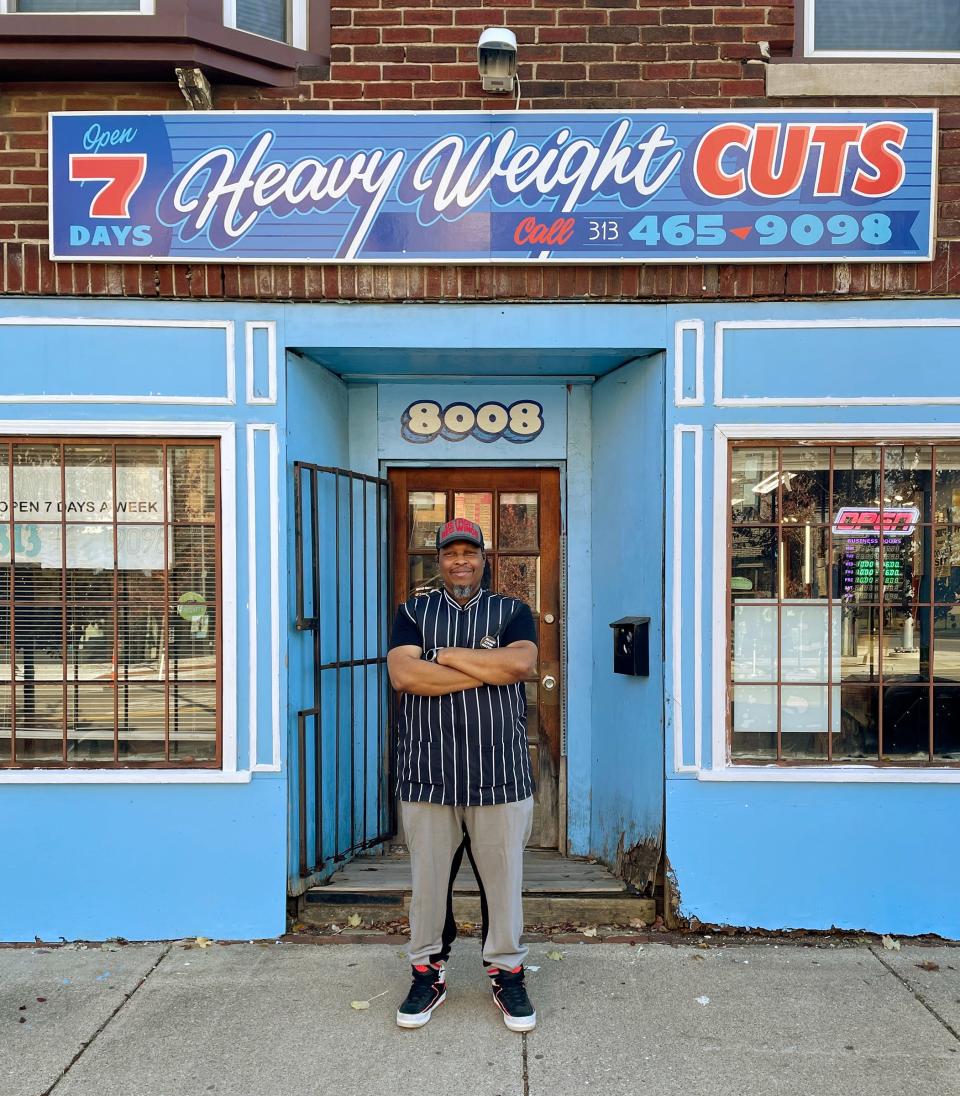 "This ain't the typical barbershop," says David Hardin Jr., who operates Heavy Weight Cuts in Detroit's West Village. Hardin opens his doors seven days a week, including holidays.