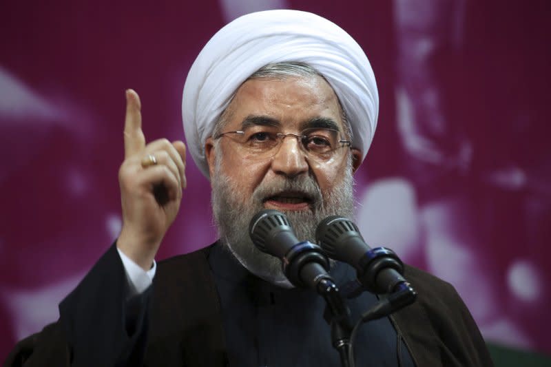 伊朗總統魯哈尼。（美聯社）