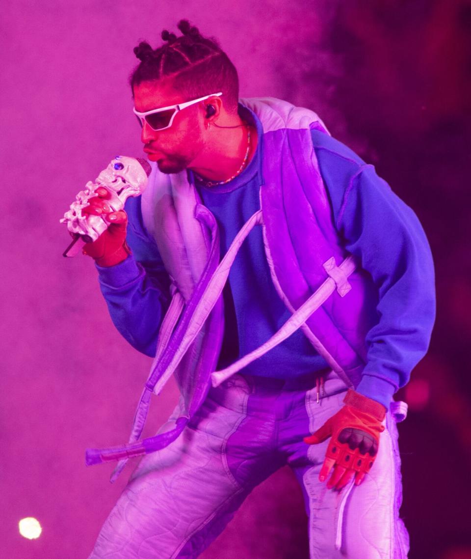 Bad Bunny performs in concert during his "El Último Tour Del Mundo"