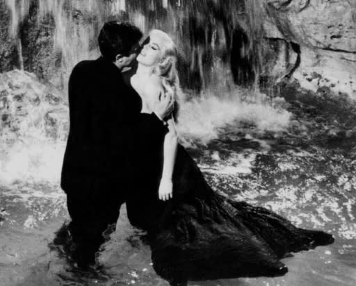 Fellini's extravagent films such as 'La Dolce Vita' entranced audiences in Italy and abroad alike