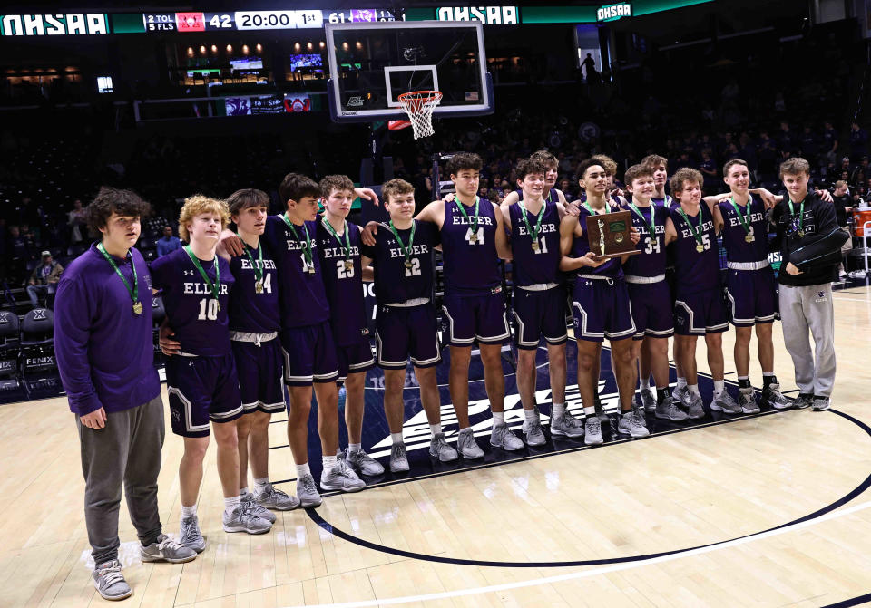 The Elder Panthers won their second consecutive district championship on Sunday, defeating Wayne 61-42.