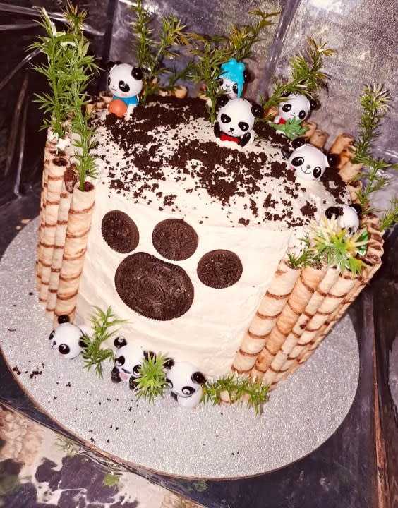 Mary Bell’s panda cake (Courtesy of Mary Bell)