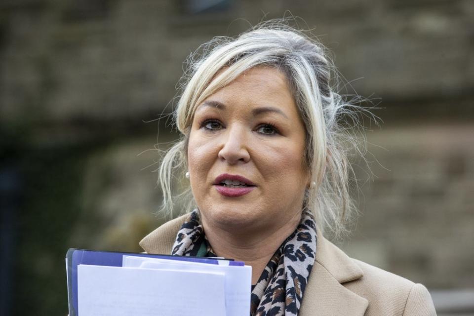 Deputy First Minister Michelle O’Neill said it is inevitable that at some point the Omicron variant will cause difficulties for the health service (Liam McBurney/PA) (PA Wire)