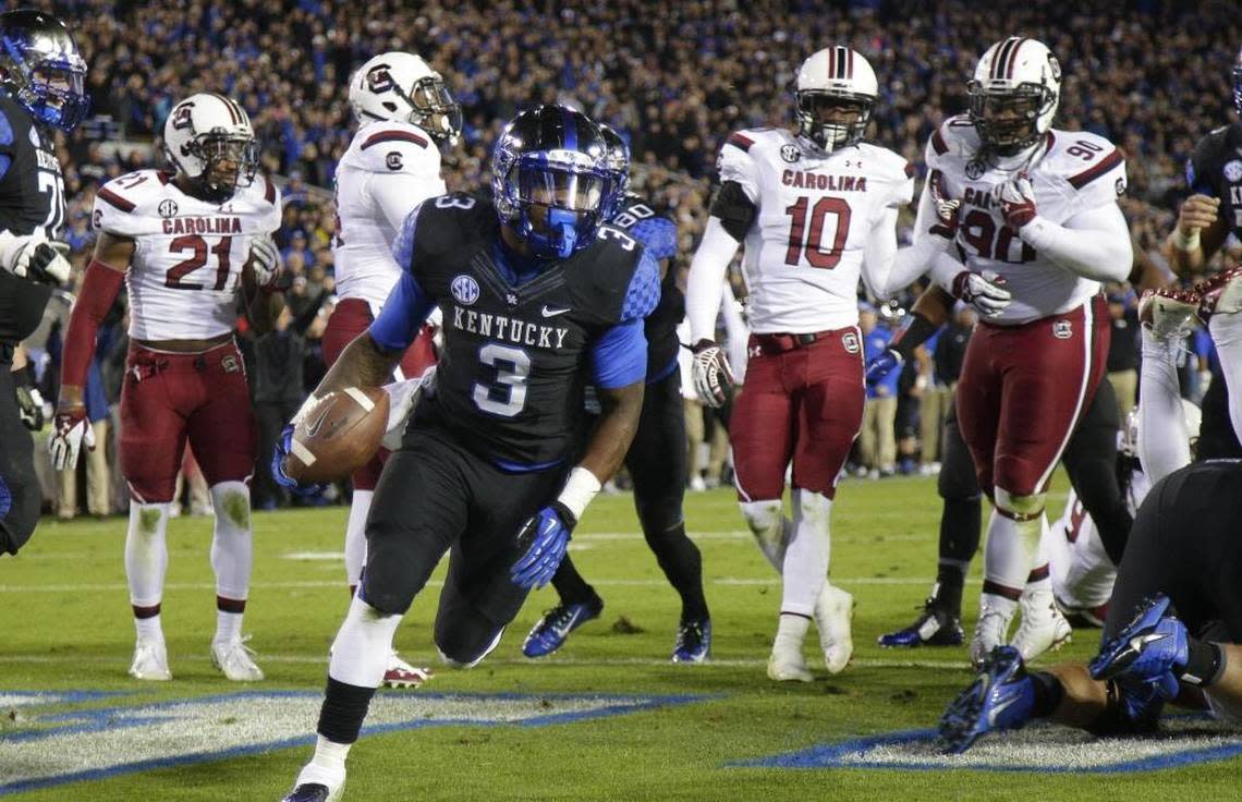 Running back Jojo Kemp led Kentucky to the first marquee win of the Mark Stoops era while running out of the “wildcat” formation.