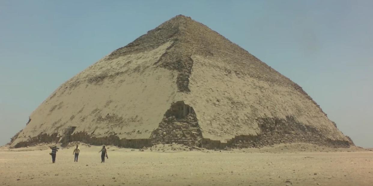 Egypt bent pyramid King Sneferu