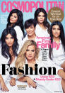 <p>Momager Kris Jenner, the matriarch of what was dubbed “America’s First Family,” appeared with her five famous daughters — Kourtney Kardashian, Kim Kardashian West, Khloé Kardashian, Kendall Jenner, and Kylie Jenner — in matching white collared shirts (sans pants) on the cover of <i>Cosmopolitan. </i></p>