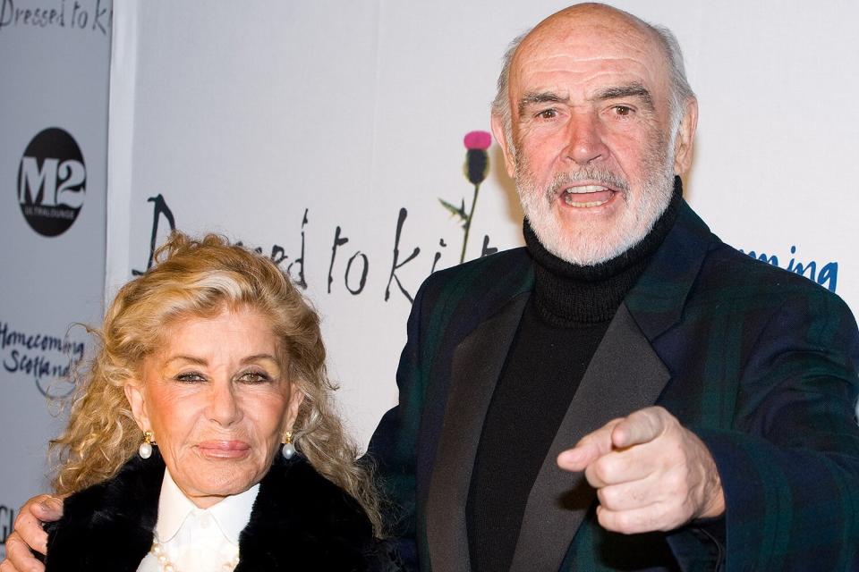 Micheline Roquebrune and Sir Sean Connery