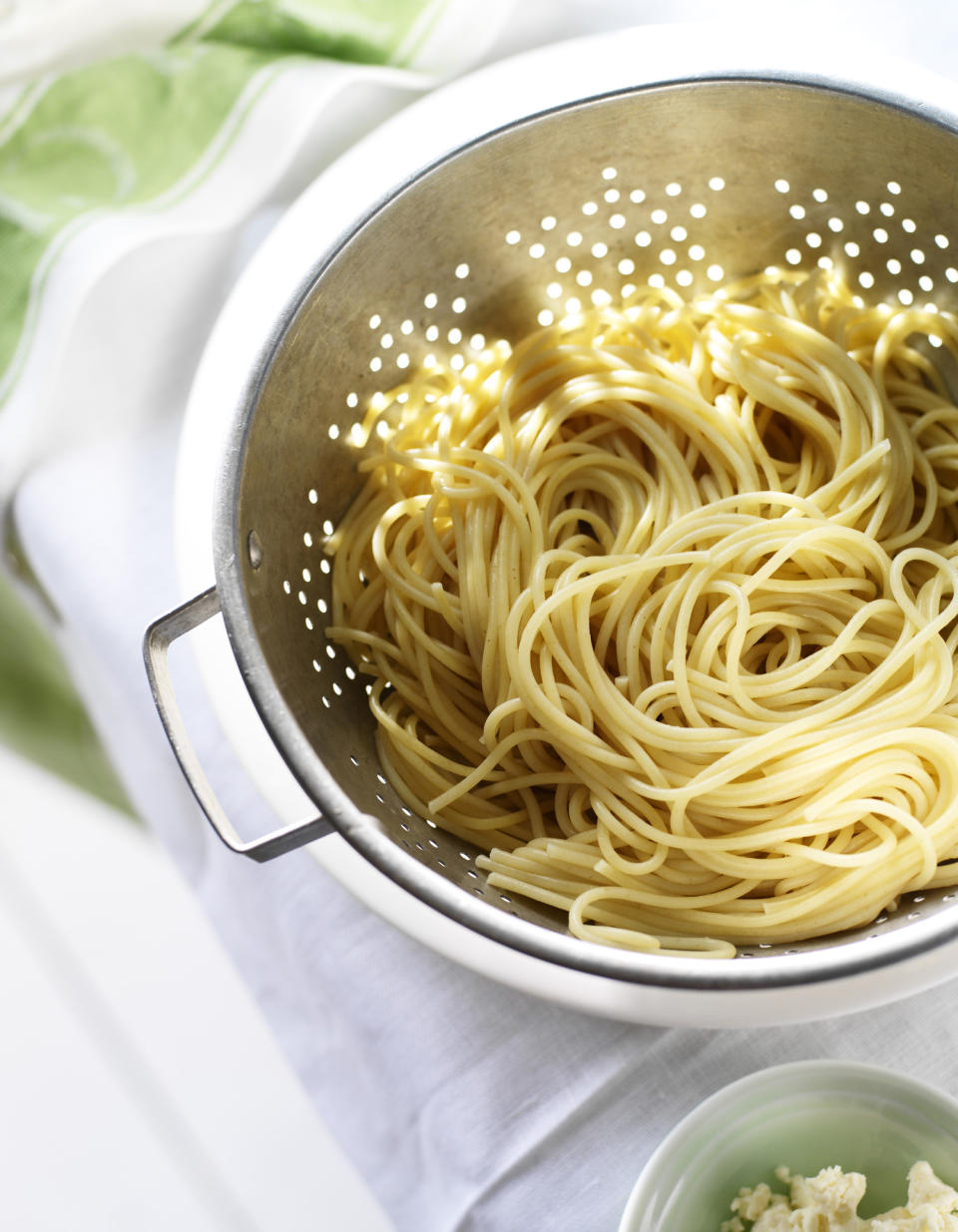 Ne pas égoutter les pâtes immédiatement après cuisson