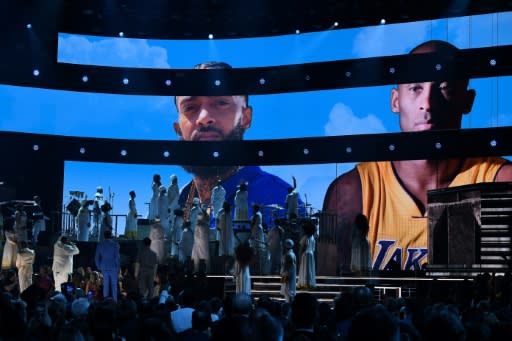 Kirk Franklin, John Legend and DJ Khaled paid tribute to Nipsey Hussle and Kobe Bryant