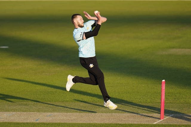 Gus Atkinson has earned his maiden England call-up (Andrew Matthews/PA)