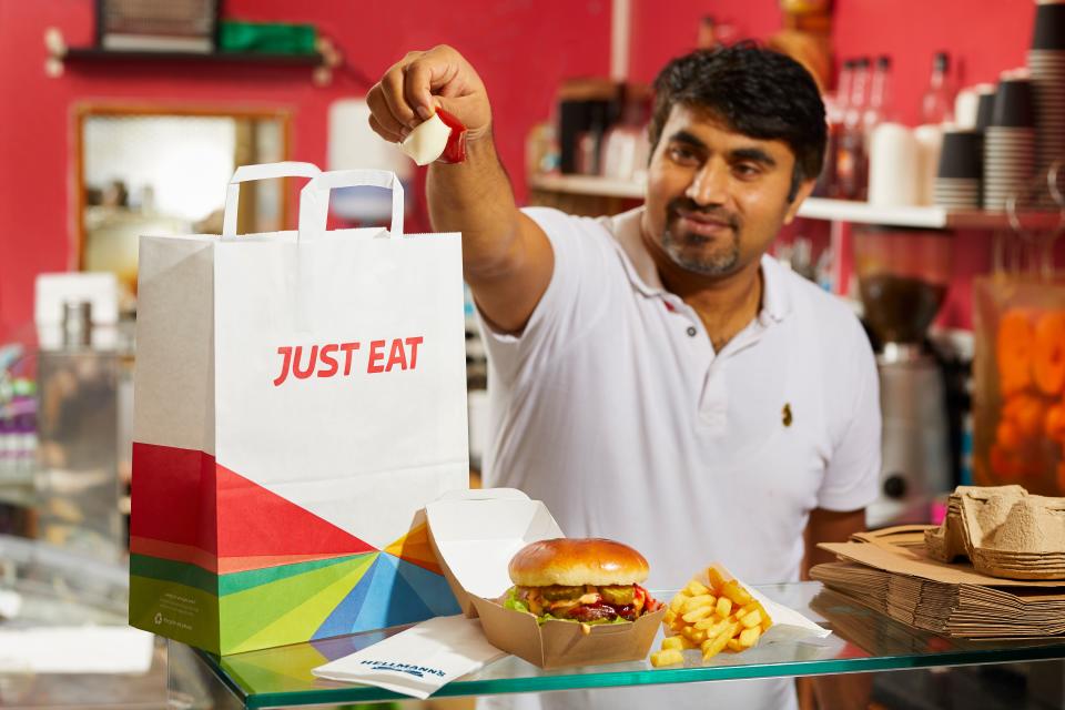 Just Eat Takeaway.com has seen a worse-than-expected drop in orders over the Christmas quarter (PA) (PA Media)