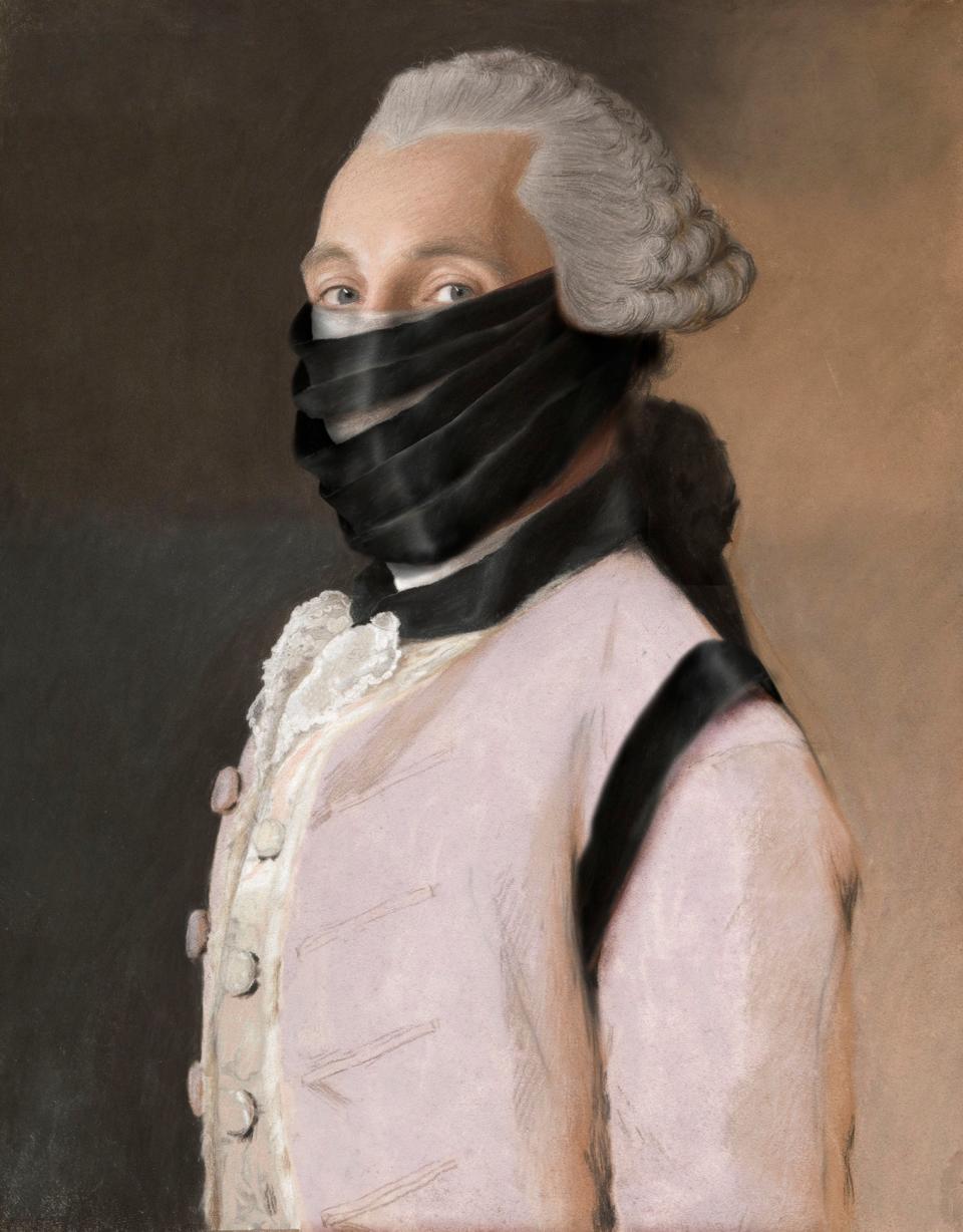 <em>Hidden Liotard IV, Photocollage 2020.</em>