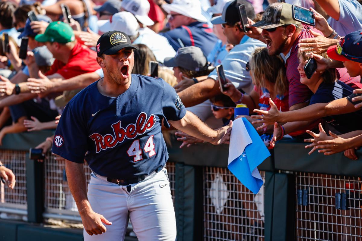 2022 Ole Miss Rebels clarion Ledger College World Series 