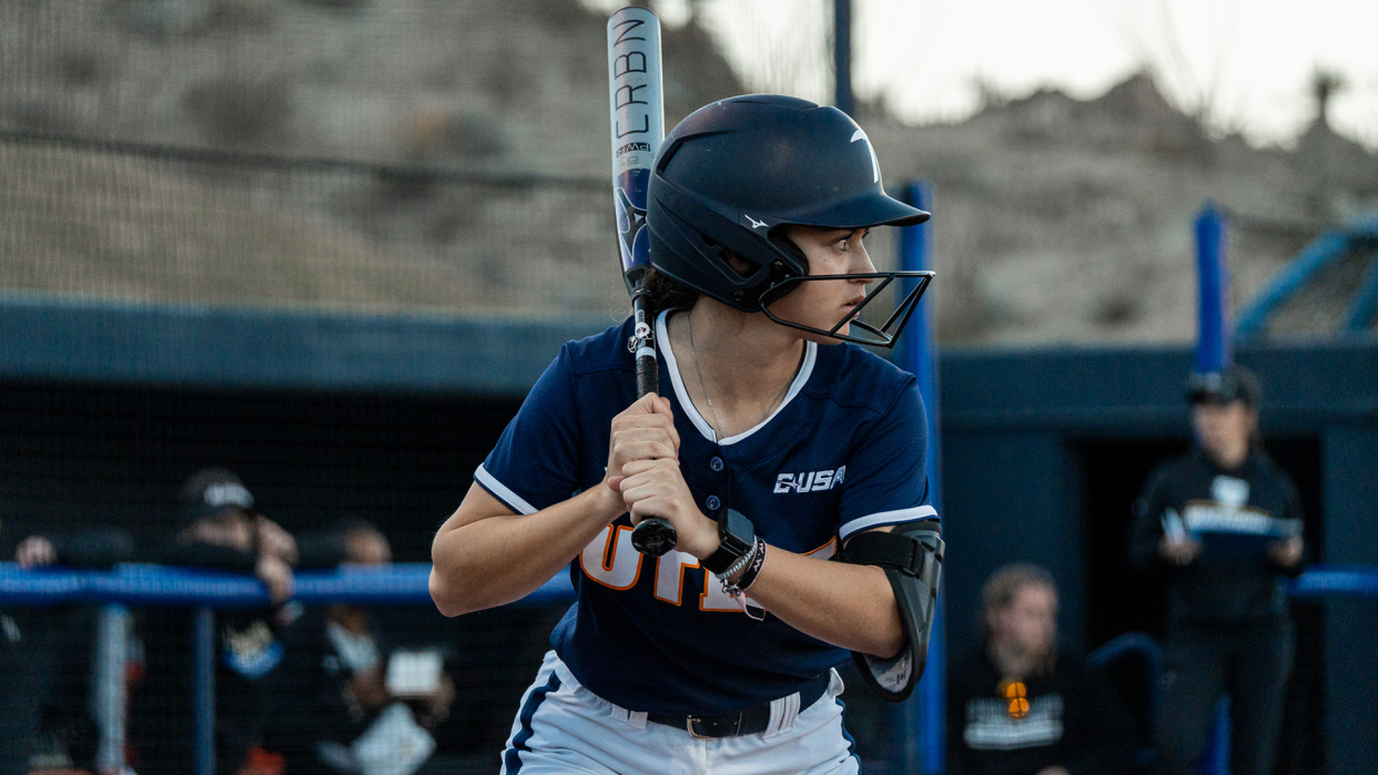 Bri Garcia is a sophomore second baseman for UTEP