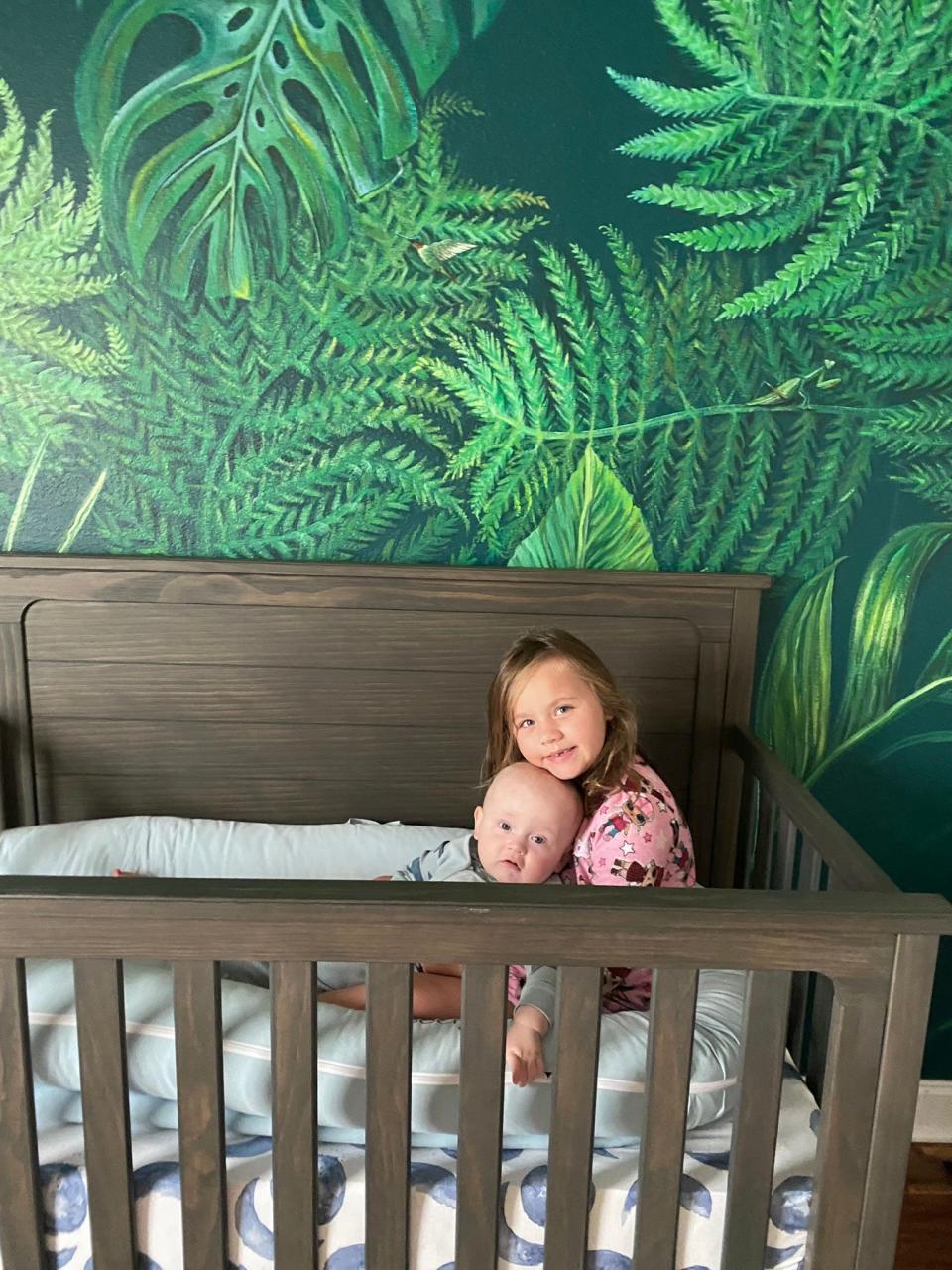 Artist Mara Wilson enjoys painting murals in homes. This one was completed for her daughter.