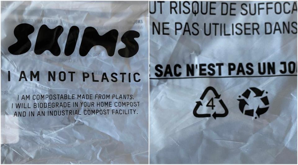 The claims made on SKIMS packaging (Changing Markets Foundation)