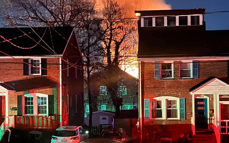 Watch: Massive explosion blows up house near US capital