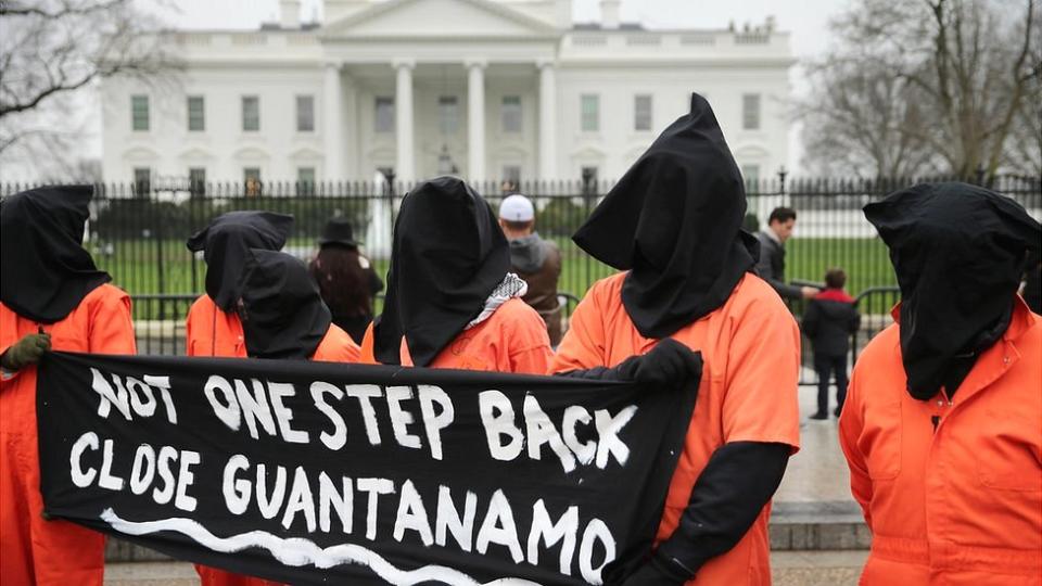 Protesta frente a la Casa Blanca