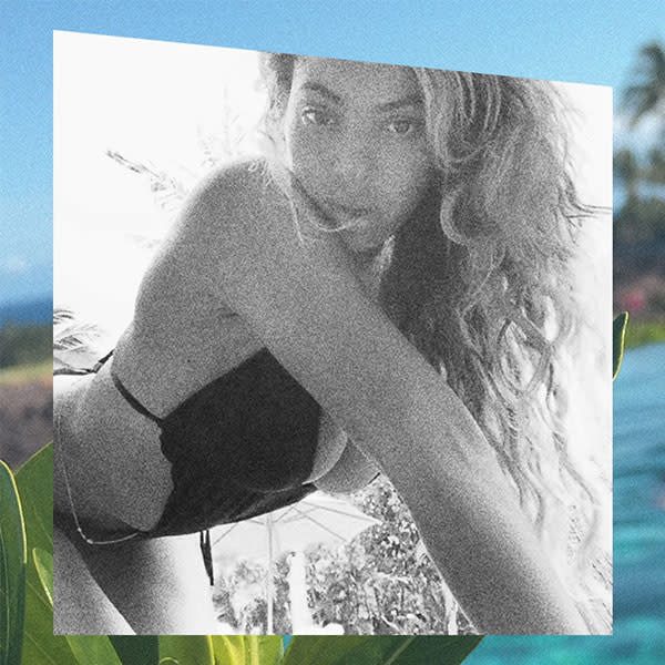 Beyonce has just blessed her BeyHive with a few amazing pictures of her and her husband Jay Z's recent romantic getaway to Hawaii. The superstar couple celebrated their seventh wedding anniversary by making even riding in the back of a pickup truck seem glamorous, as well as dispensing some sweet advice to a shy nine-year-old fan, and now Queen Bey is showing us just how lucky the "99 Problems" rapper really is. The 33-year-old singer was gorgeous as usual in the multiple new photos she posted on her website on Wednesday, but it's these flawless bikini pics that have everyone really taking notice. Rocking a skimpy cream-colored crochet one-piece and her ever-present body chain, Beyonce wasn't shy about showing off her famous curves in this racy selfie. Beyonce PHOTOS: Hollywood's Hottest Bikini Bods We don't blame you if the scandalous shot reminds you of the current reigning selfie queen, Kim Kardashian. Check out more shots of Bey's amazing swimsuit body, this time clad in a black monokini. Beyonce Beyonce If you got it, flaunt it! Beyonce VIDEO: Jay Z Shares Wedding Video for 7th Anniversary with Beyonce Watch the video below for more on Beyonce and Jay Z's romantic Hawaii vacation.