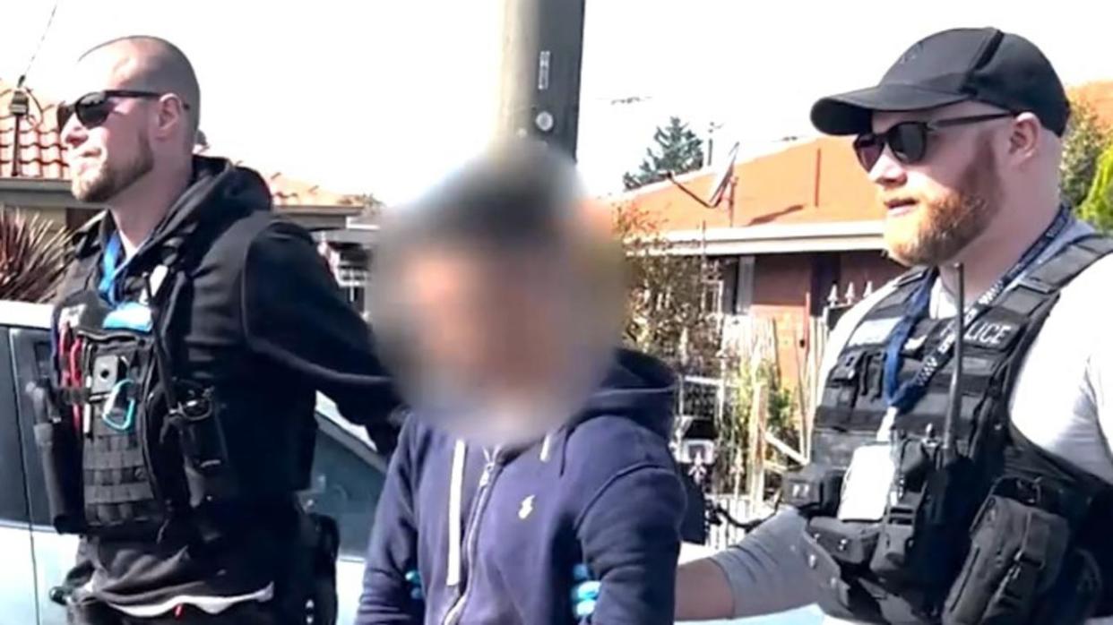 Victorian Police arrested 19-year-old man following an alleged stabbing melee at a shopping centre in Maribyrnong in Melbourne's west on April 21. Picture: Supplied