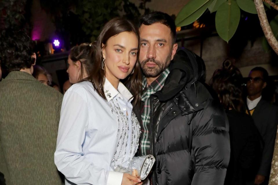 Irina Shayk and Riccardo Tisci at the Brits party held at The Chiltern Firehouse (Dave Benett)