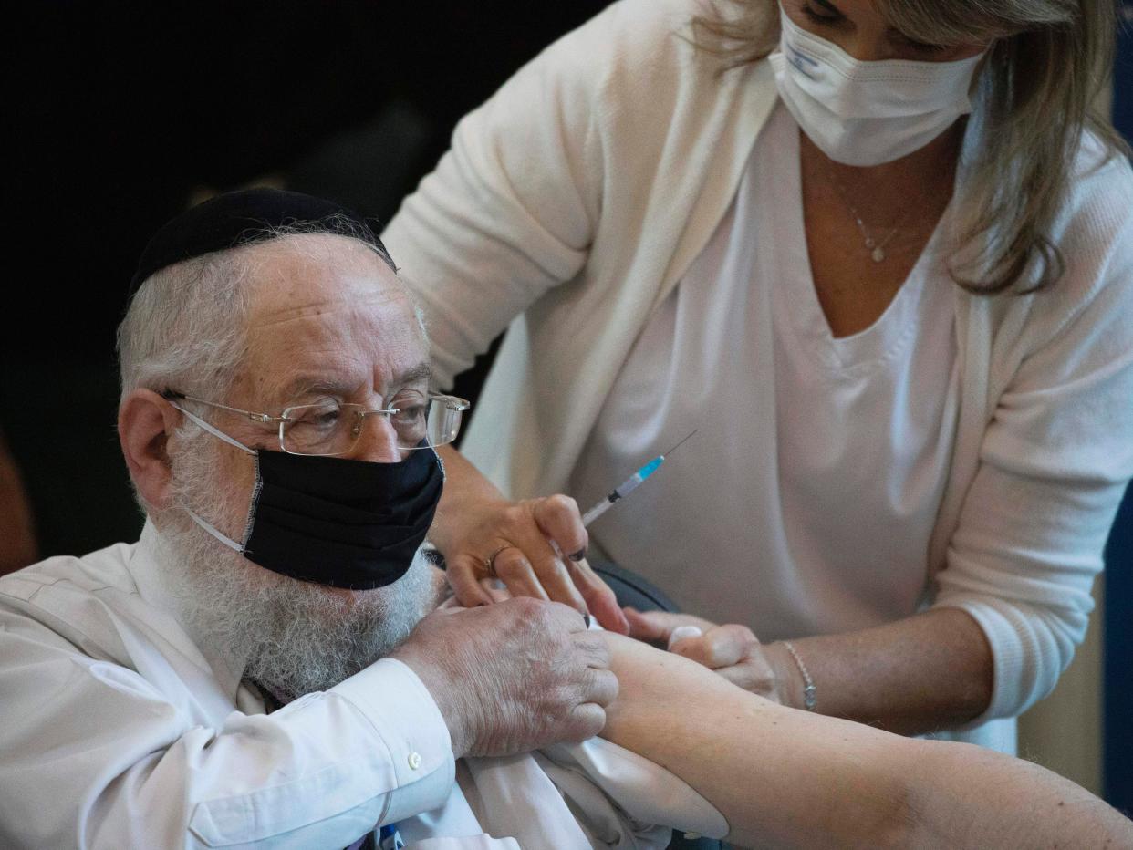 rabbi israel coronavirus covid vaccine