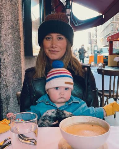 ashley tisdale/ instagram Ashley Tisdale and her daughter Jupiter